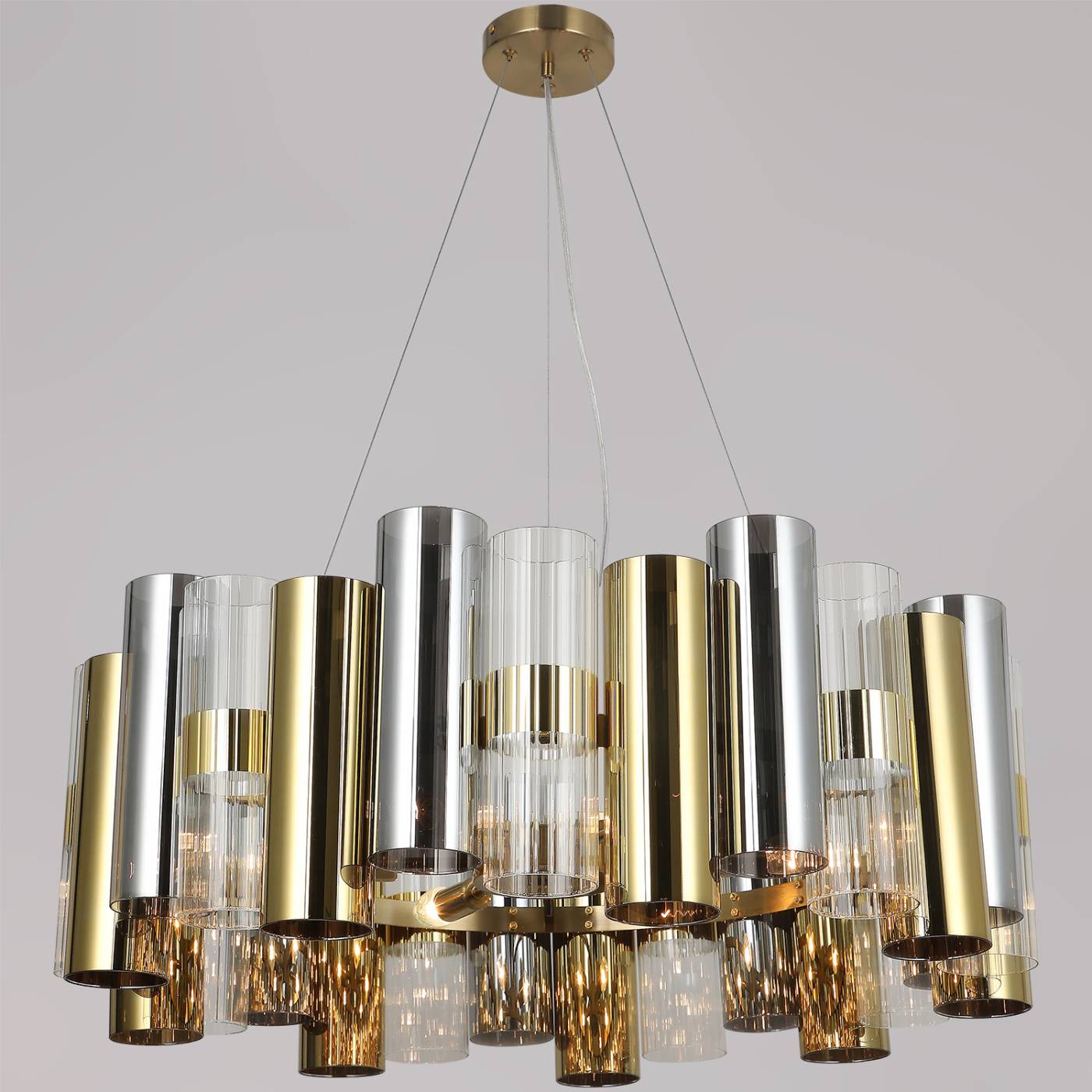 IL0525-6P-79 BRASS Подвесная люстра ILLUMICO IL0525-6P-79 BRASS