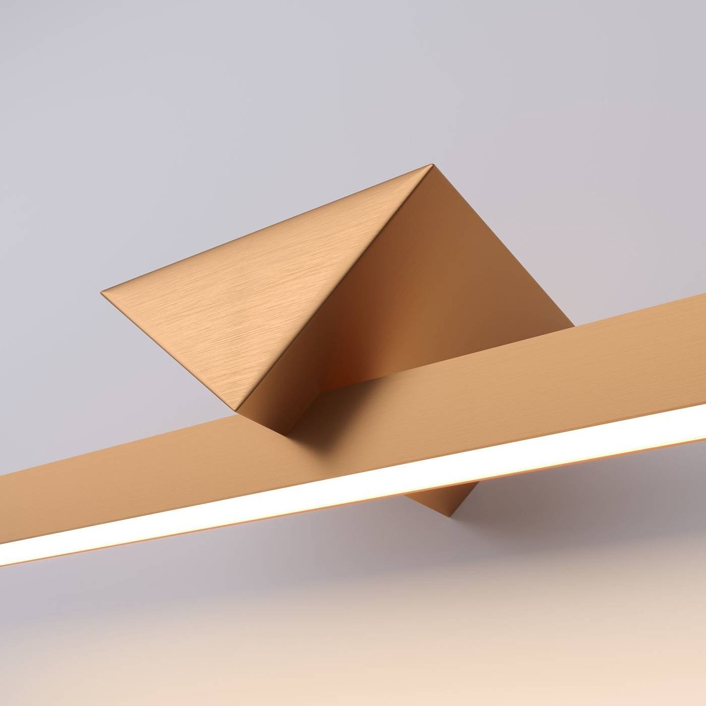 Настенный светильник Elektrostandard Delta Delta LED золото (40115/LED)