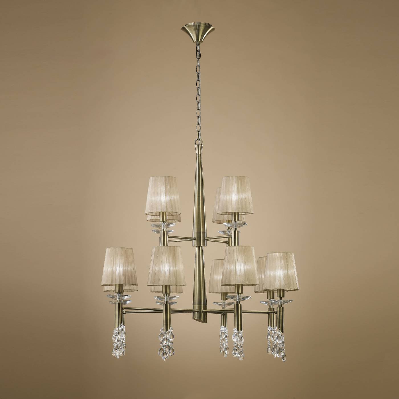 Люстра многоярусная Tiffany 3870 Mantra