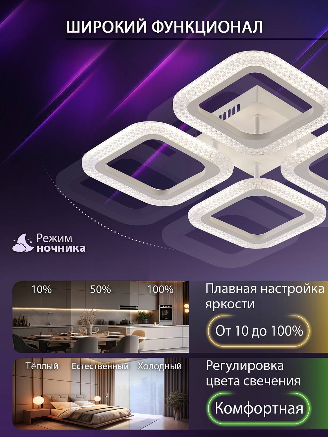 Потолочная люстра Natali Kovaltseva Sm LED LAMPS 81445