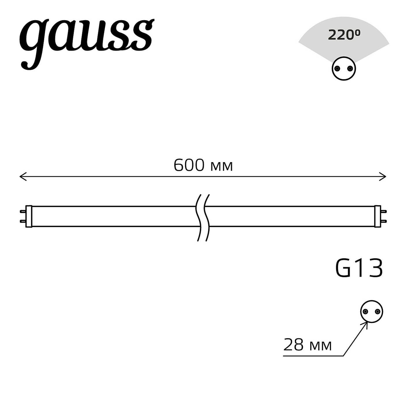 Светодиодная лампа Gauss 1930302