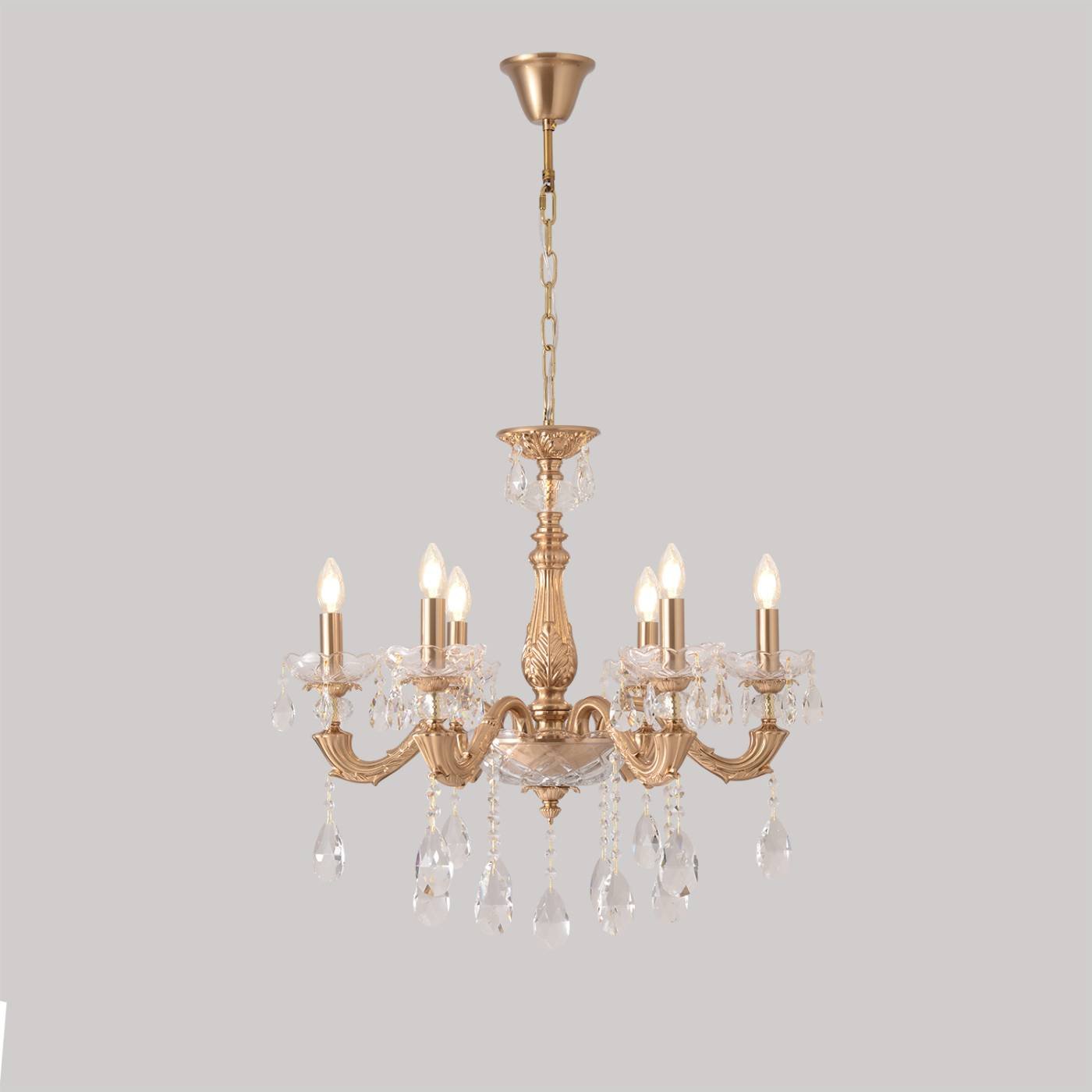 ELIZABETH SP6 BRASS Люстра Crystal Lux ELIZABETH SP6 BRASS