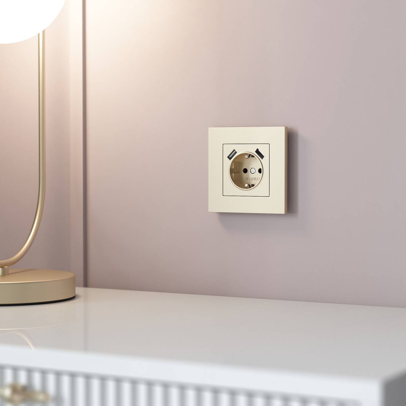 Рамка Werkel W0012911/ Рамка на 1 пост Slab (шампань софт)