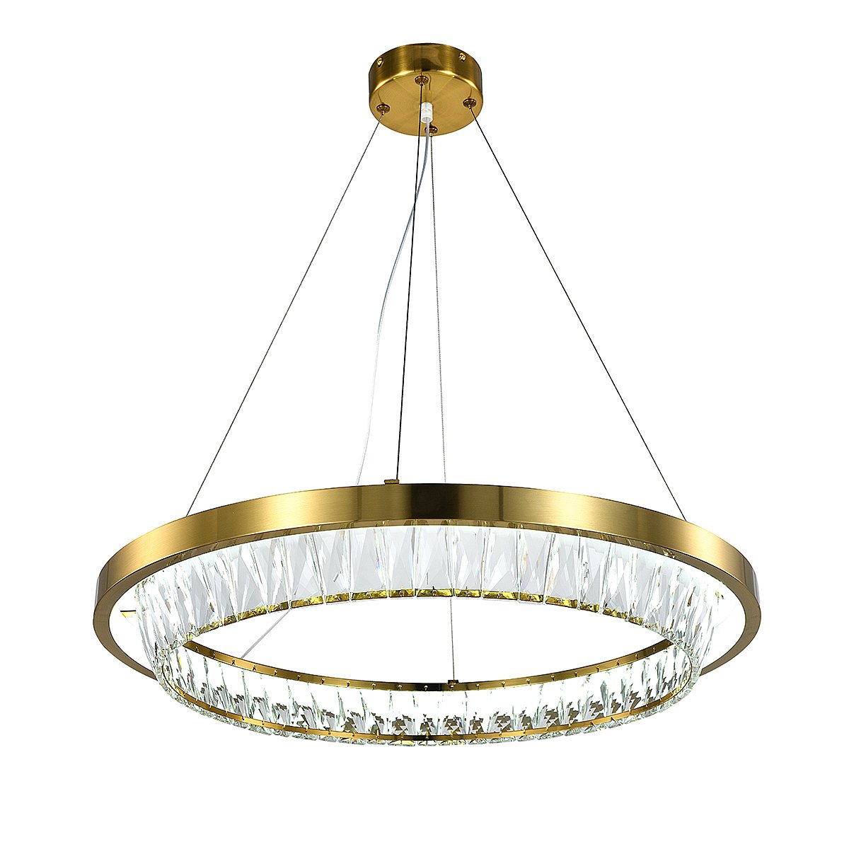 Подвесная люстра Indigo Riva V000102L 12045/1P Brass