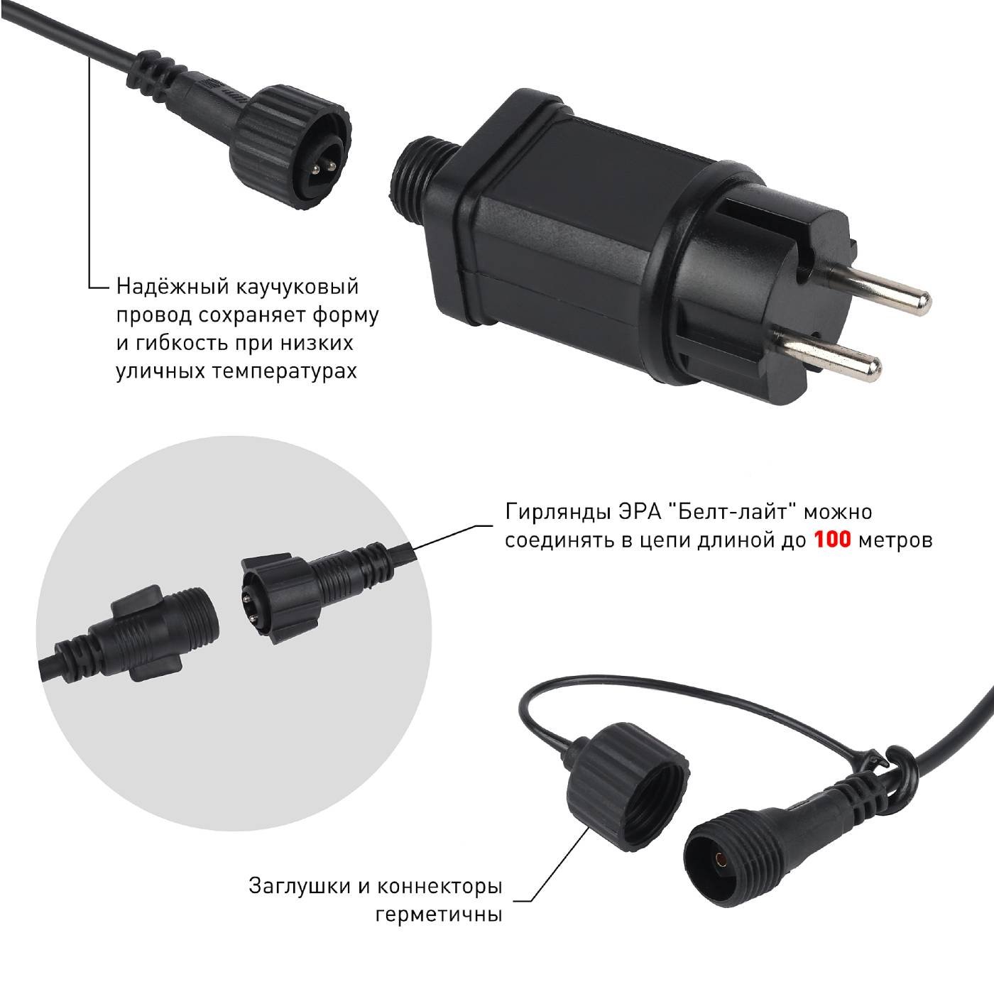 Гирлянда ЭРА Белт-лайт ERABL-MK52