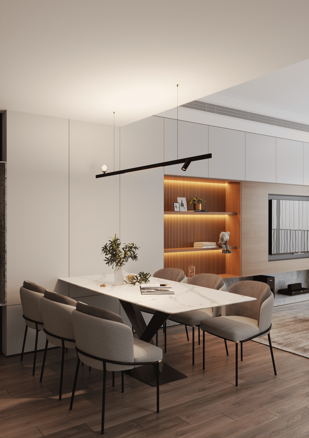 Шинопровод Crystal Lux Ux5 CLT 0.126 01 L2000 BL