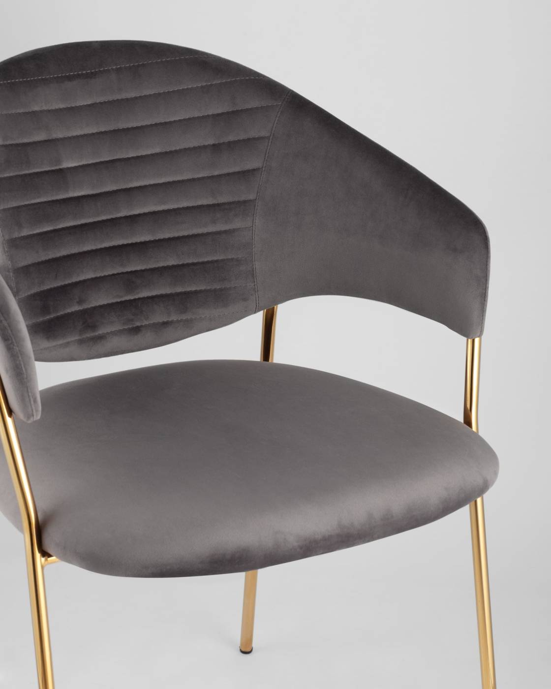 Комплект стульев Stool Group Эвита FDC8022 DARK GREY FUT-81 X2