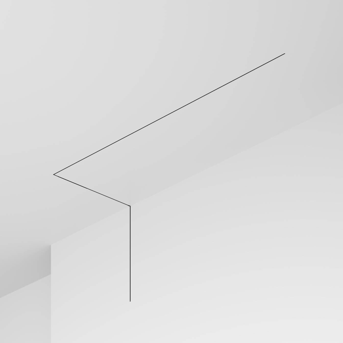 Шинопровод встраиваемый под шпаклевку 1 м Maytoni Busbar trunkings Levity TRX184-131B