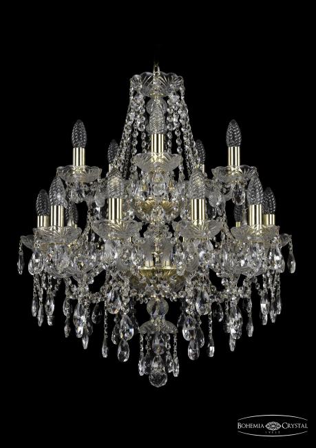 1415/10+5/200/2d G Подвесная хрустальная люстра 1415 Bohemia 1415/10+5/200/2d G