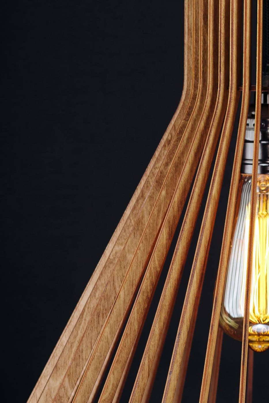 Светильник подвесной Woodshire Конус 2040b