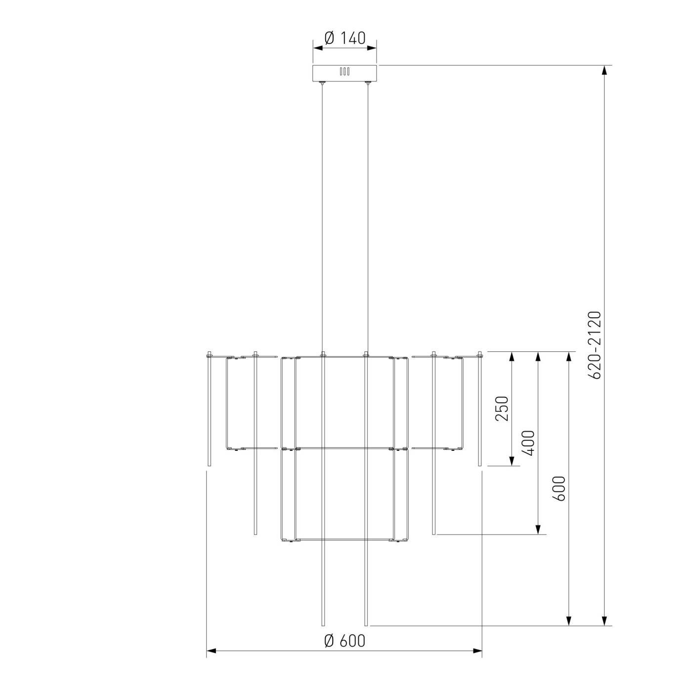 91102 LED Подвесная люстра Queen Bogates 91102 LED