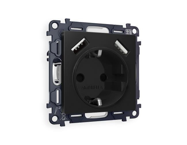 Розетка Ambrella Volt ALFA MA809010