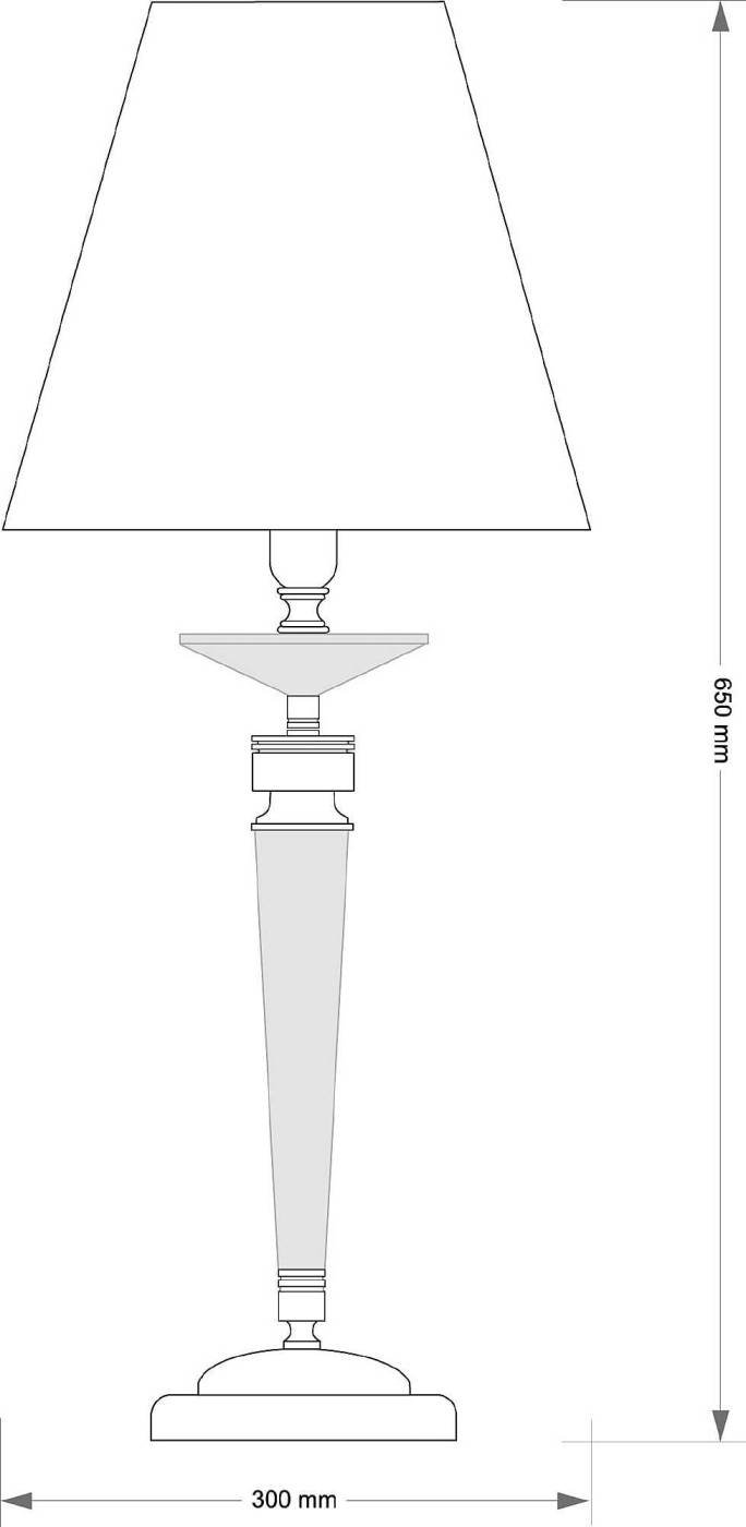 Настольная лампа Kutek Zola ZOL-LG-1(ZM/A)