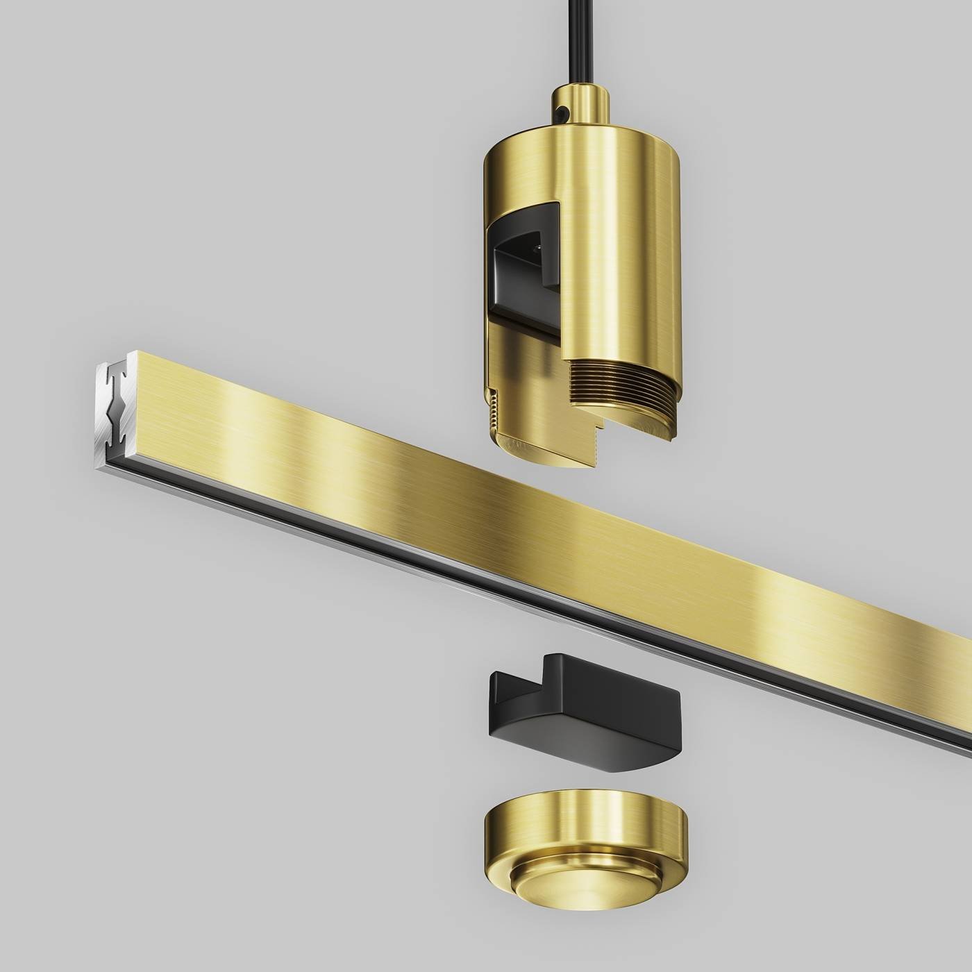 Подвес тросовый Hang с вводом питания Flarity Maytoni Accessories for tracks Flarity TRA157SW-B1-BS