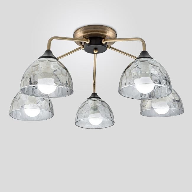 MD.3826-5-S AB+BK Потолочная люстра IMEX MD.3826-5-S AB+BK