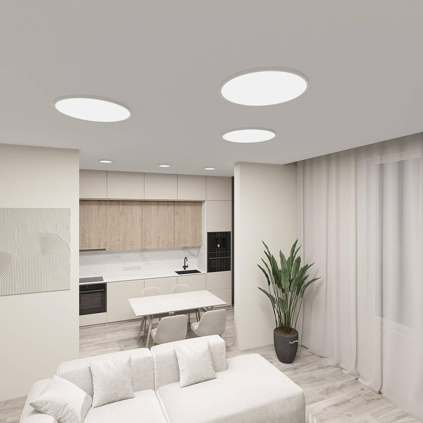 DK6520-WH Светильник потолочный Denkirs Thin DK6520-WH