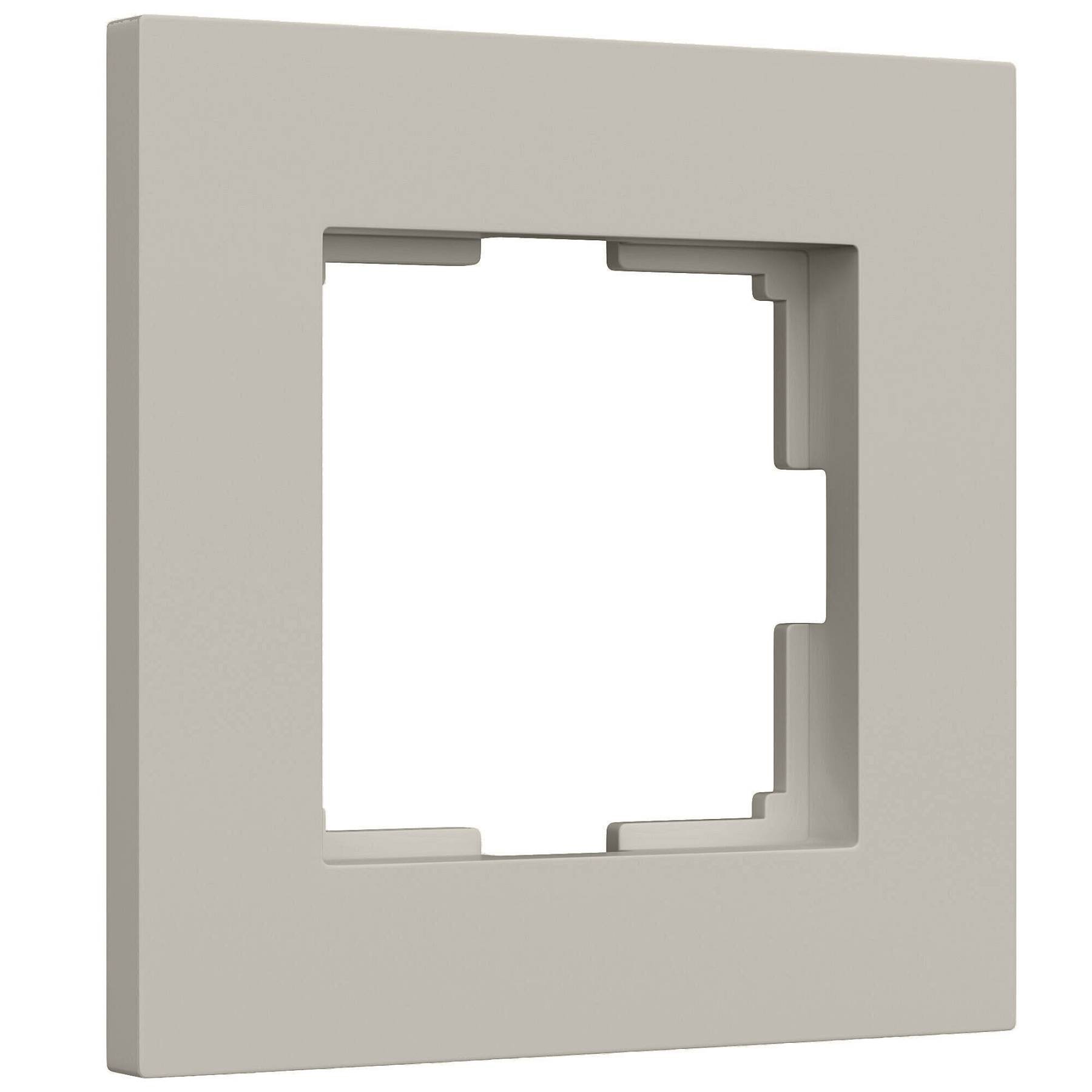 W0012917/ Рамка на 1 пост Slab (дымчатый софт) Рамка Werkel W0012917/ Рамка на 1 пост Slab (дымчатый софт)