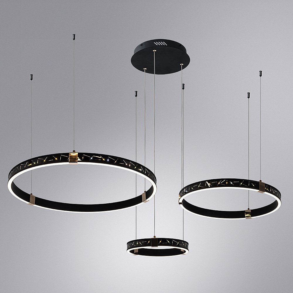 Подвесная люстра Arte Lamp A2222SP-3BK
