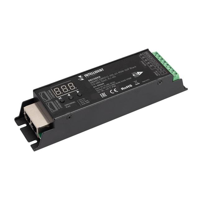 Декодер (преобразователь) цифрового сигнала DMX512 в ШИМ Arlight 036245