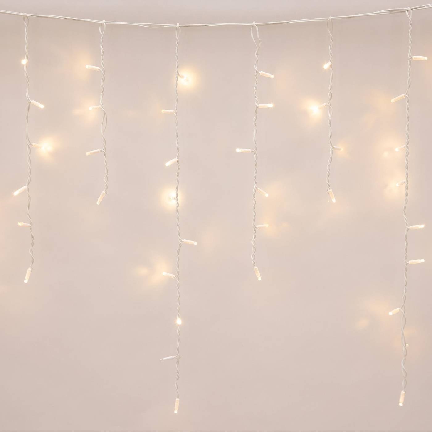 Бахрома светодиодная со статическим свечением, 3м Uniel ULD-B3010-200/SWK WARM WHITE IP67