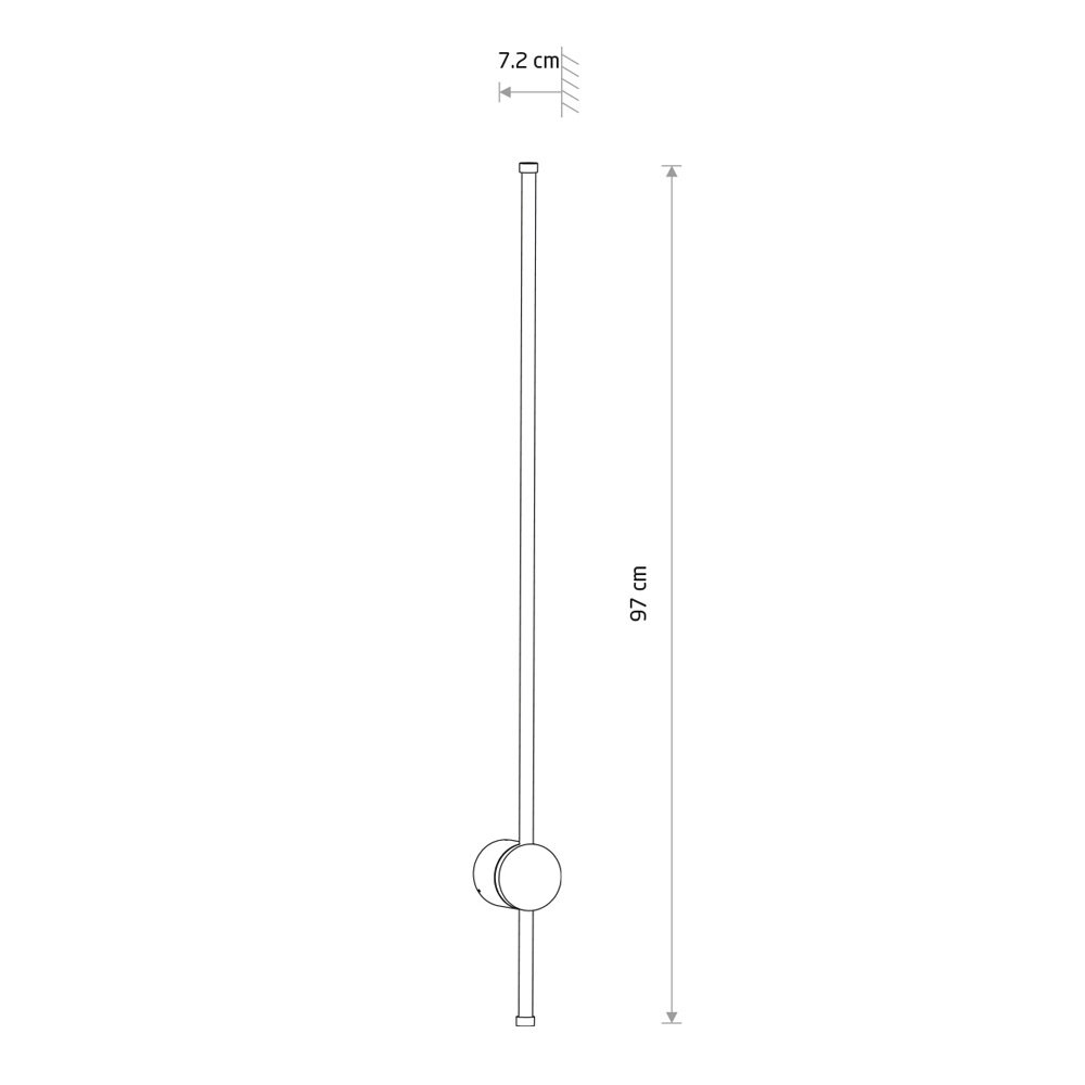 Уличный настенный светильник Nowodvorski Orla Led M 11550