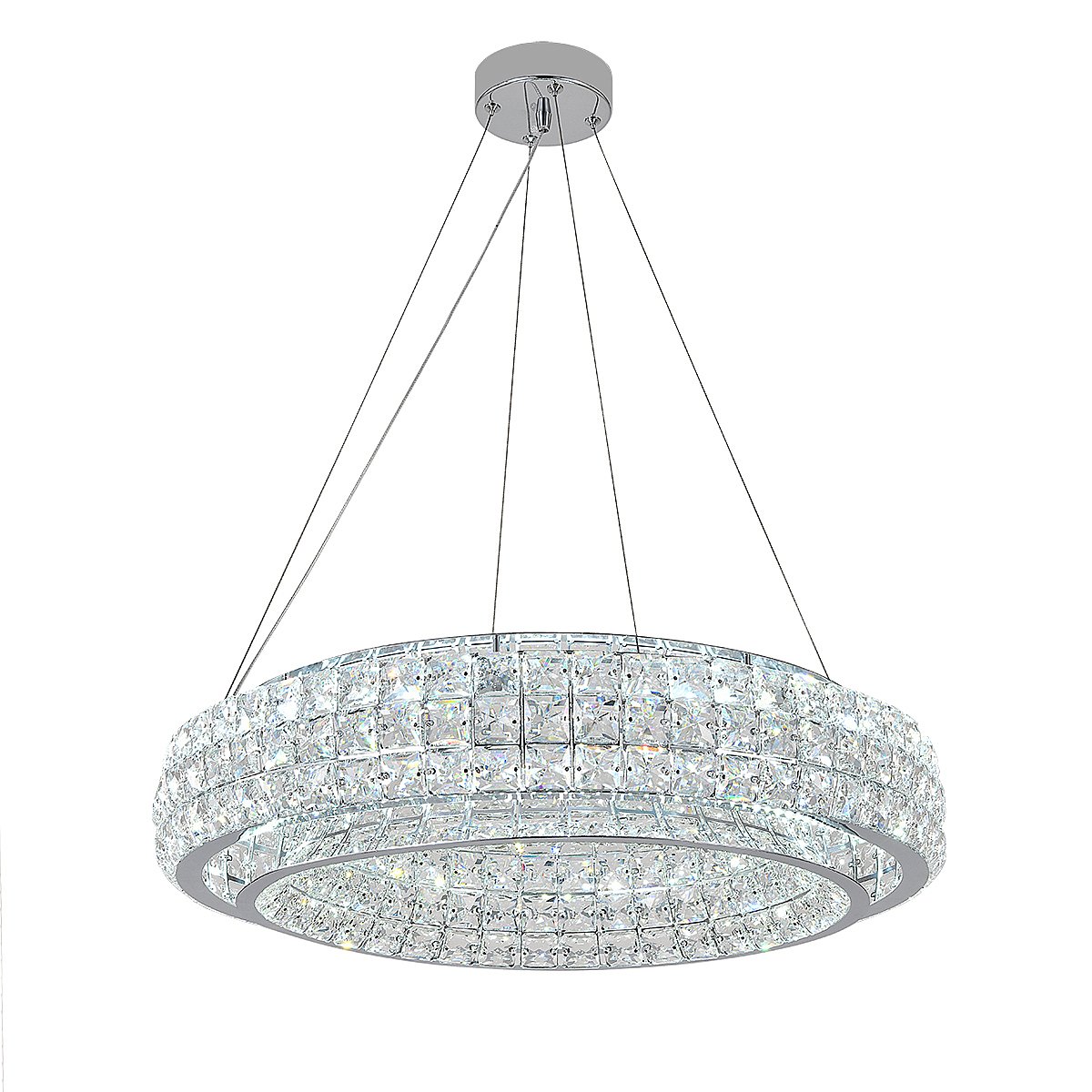 V000101L Подвесная люстра Indigo Valore V000101L 12044/B/1P Chrome