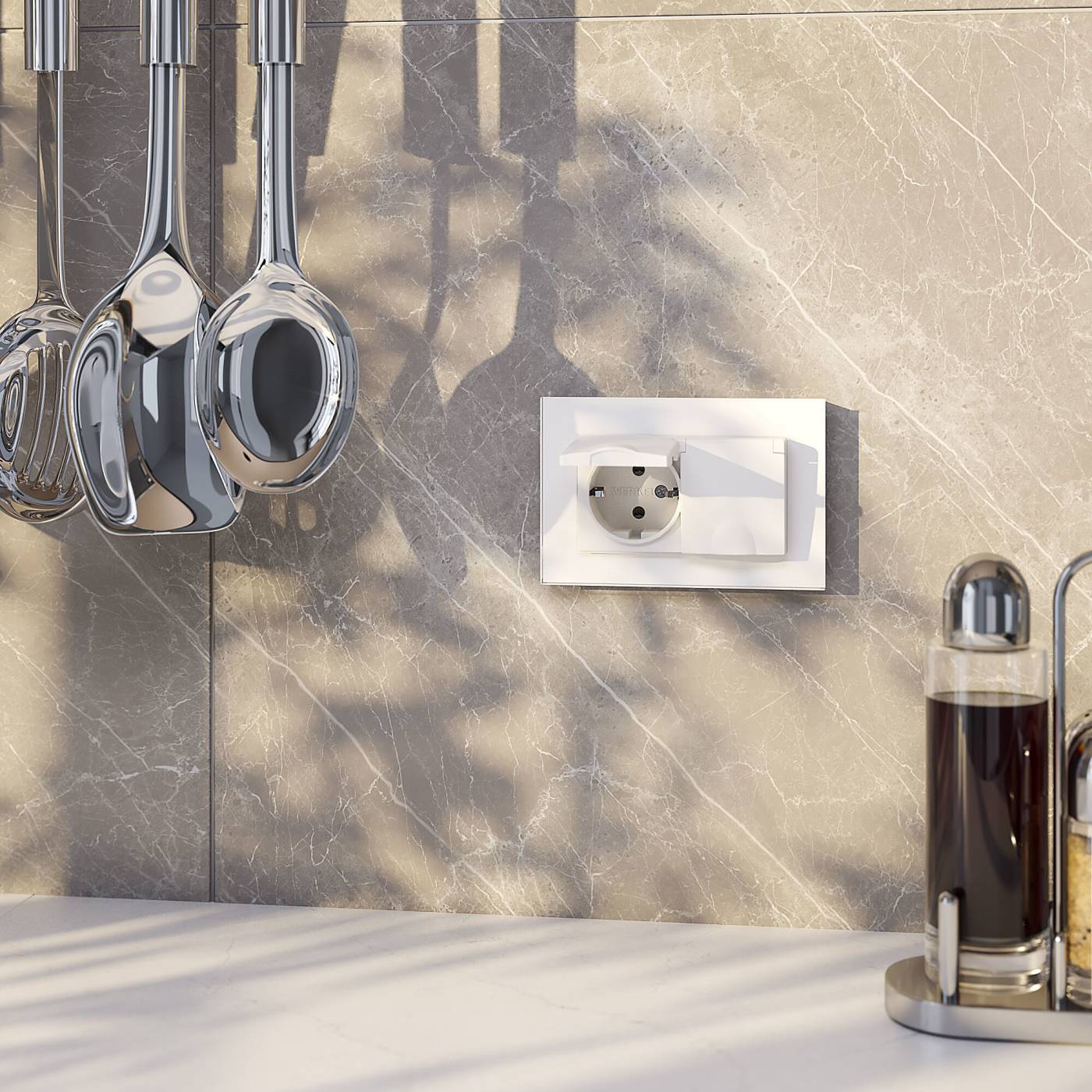 W1172201/ Розетка двойная влагозащ. с зазем. с защит. крышками и шторками (белый) Розетка Werkel W1172201/ Розетка двойная влагозащ. с зазем. с защит. крышками и шторками (белый)