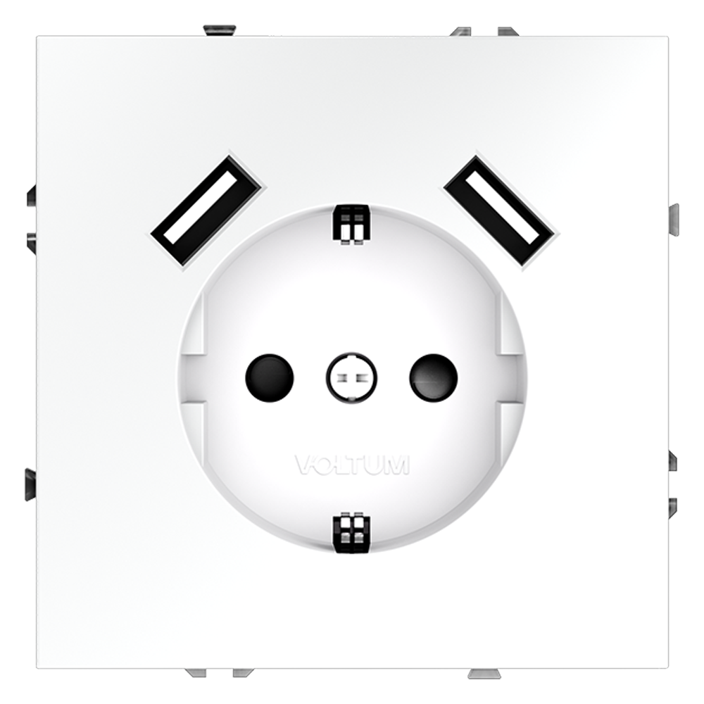 VLS040402 Розетка Voltum S70 VLS040402