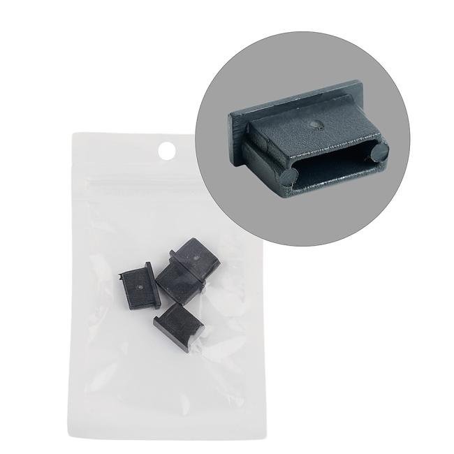 52095 Заглушка без отверстия для профиля CAB251, LD376 (комплект 4шт) Feron LD241 52095