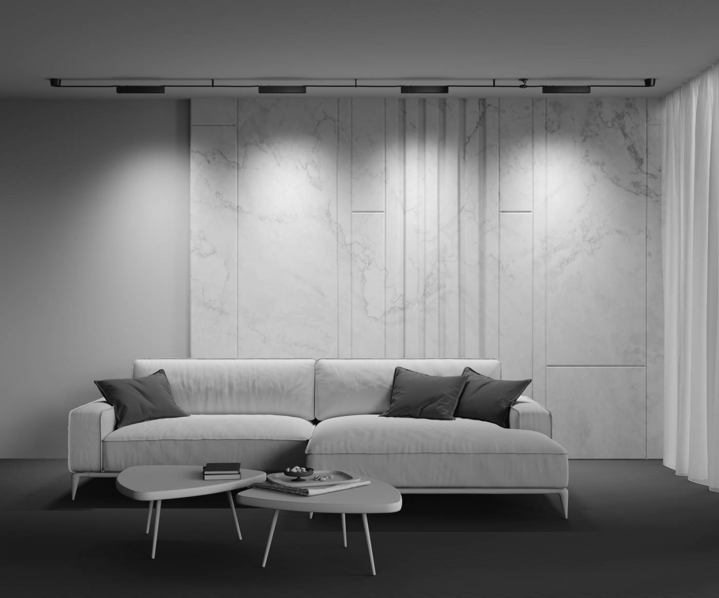 TR128B-12W3K-M-B Трековый светильник Maytoni Pendant system Parity TR128B-12W3K-M-B