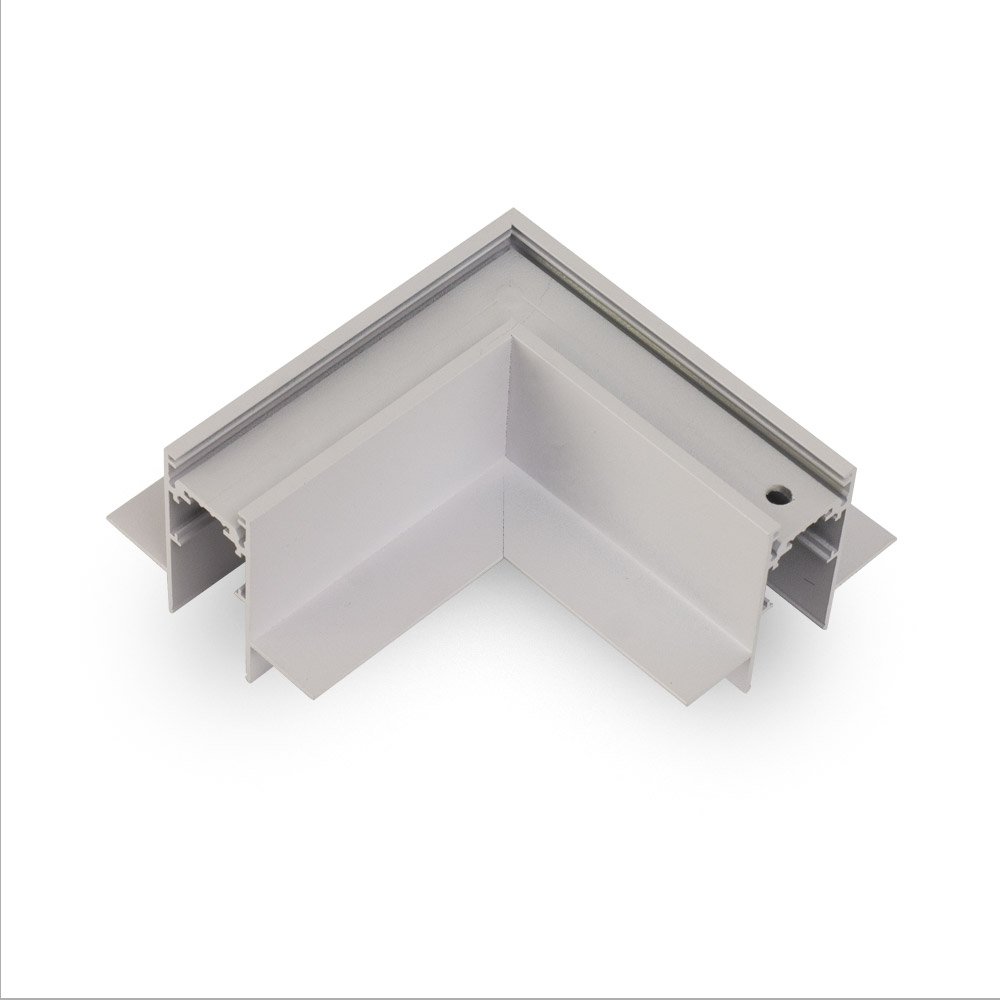 Коннектор для шинопровода AM Group MAGNET AM402 LL-20С90° горизонтальный WH