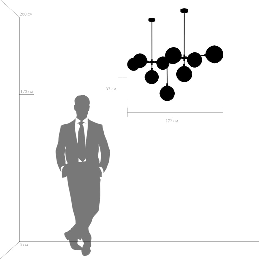 813191 Люстра на штанге Lightstar Globo 813191