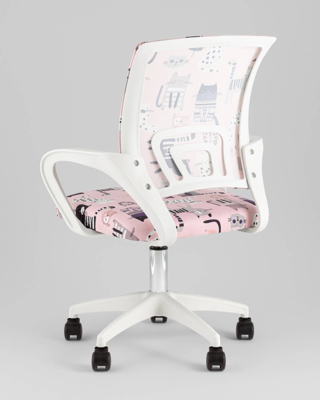 Офисное кресло Stool Group OUE-2501WC Pink Cats