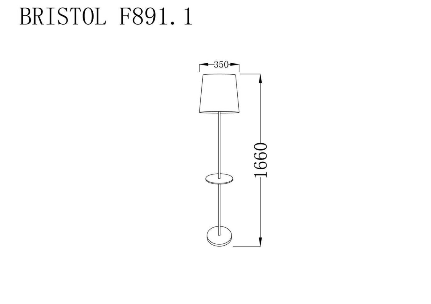 BRISTOL F891.1 Торшер Lucia Tucci Bristol BRISTOL F891.1