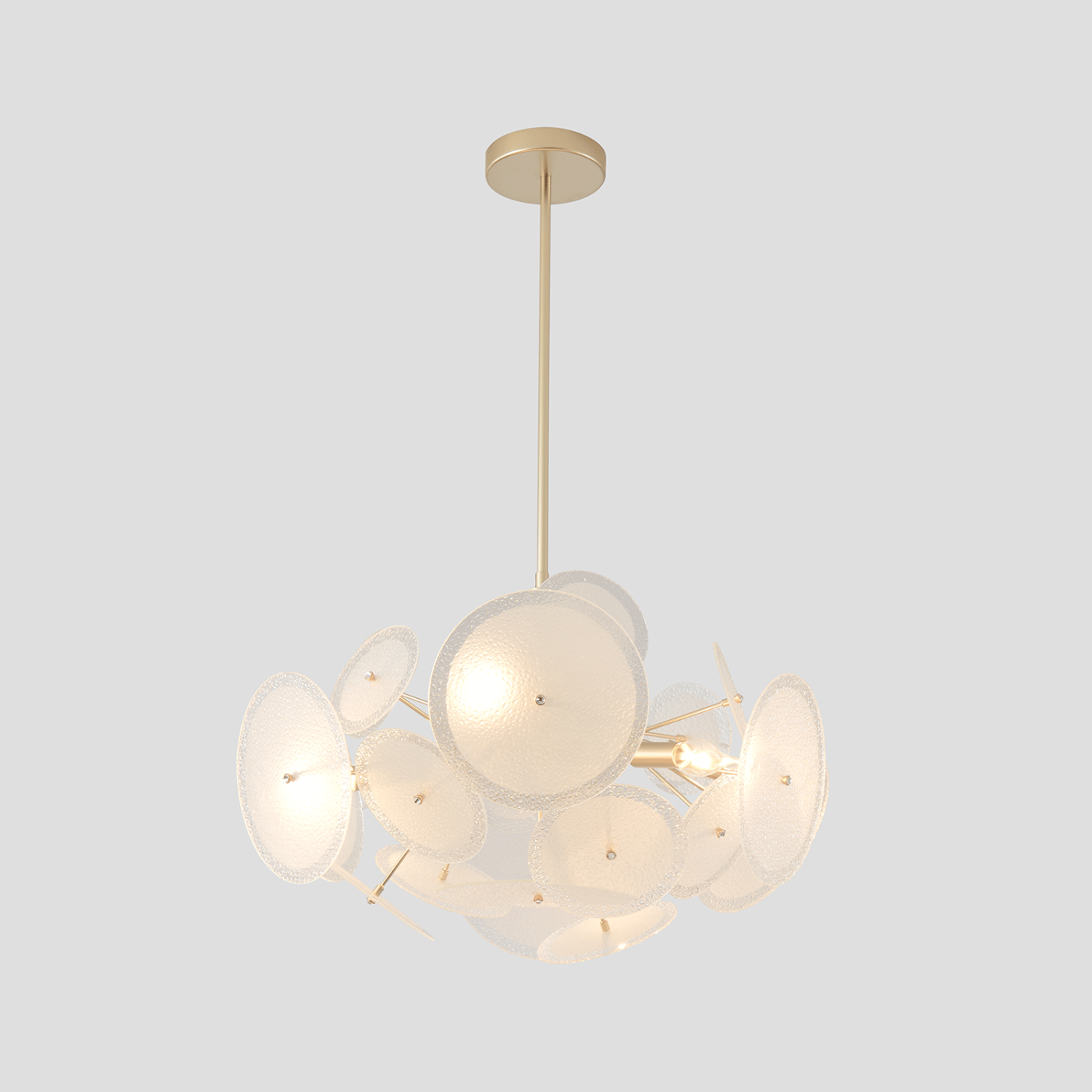 DANDELION SP6 GOLD Люстра на штанге Crystal Lux Dandelion DANDELION SP6 GOLD