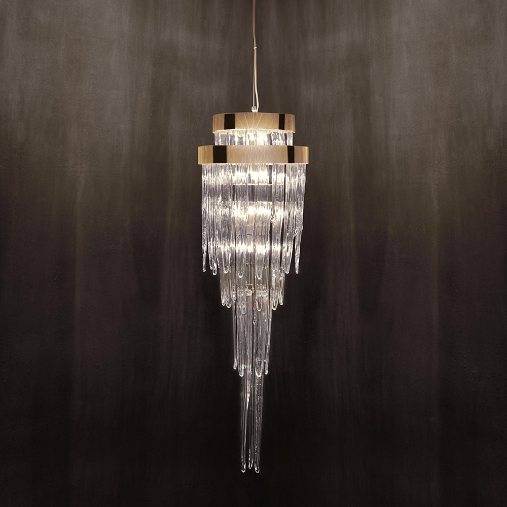 KM0990P-4 brass Подвесная люстра Delight Collection Babel KM0990P-4 brass