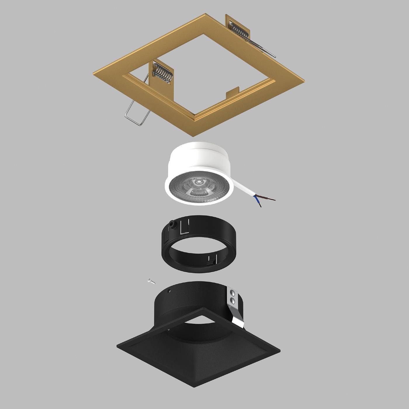 Комплект со светильником Lightstar Domino D51307BMOD