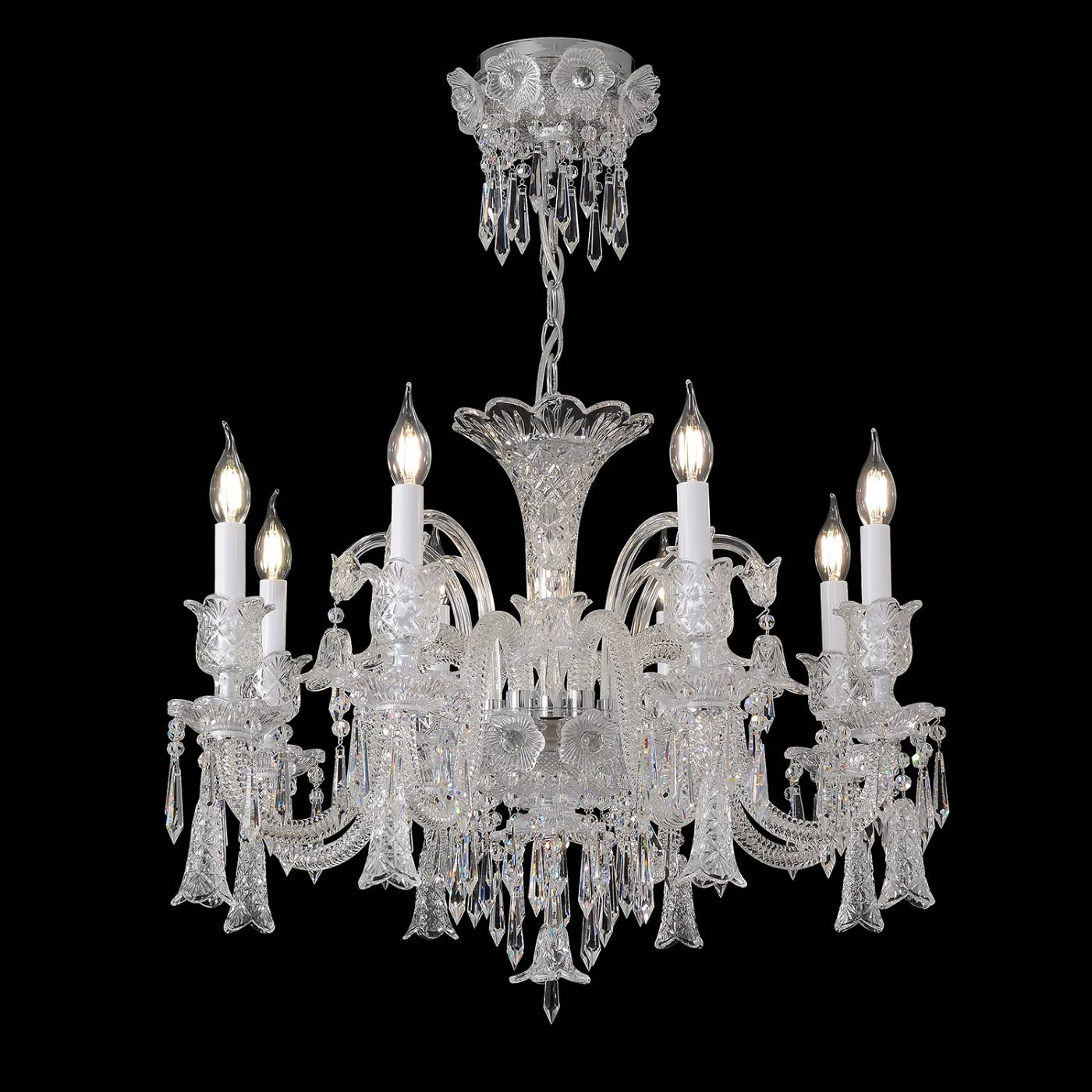 VERSAILLES SP8 CHROME Подвесная люстра VERSAILLES Crystal Lux VERSAILLES SP8 CHROME