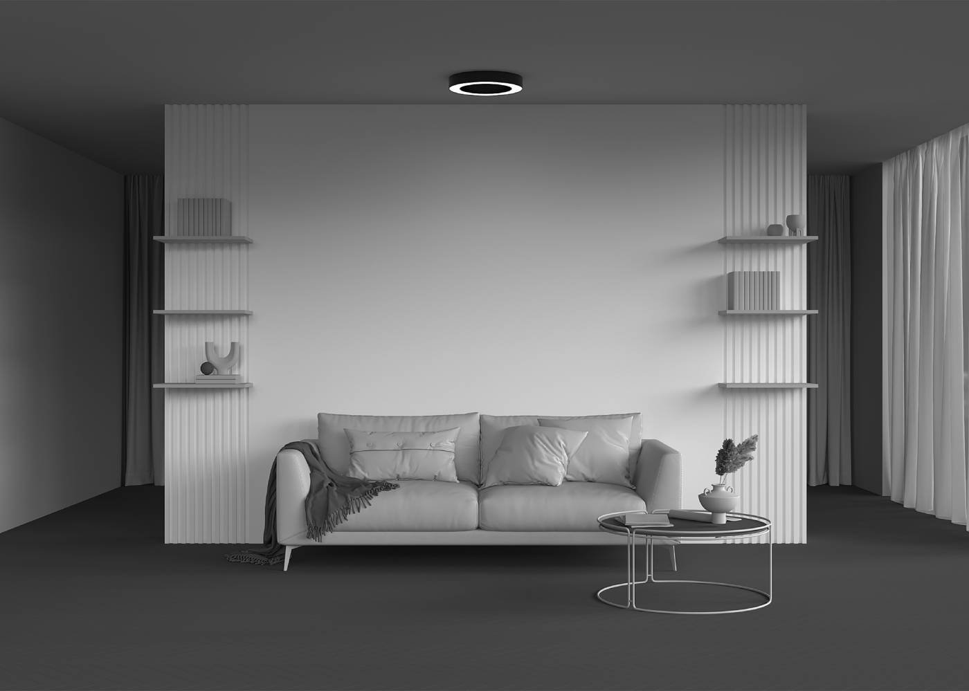 Светильник потолочный Maytoni Lua C093CL-36W4K-B