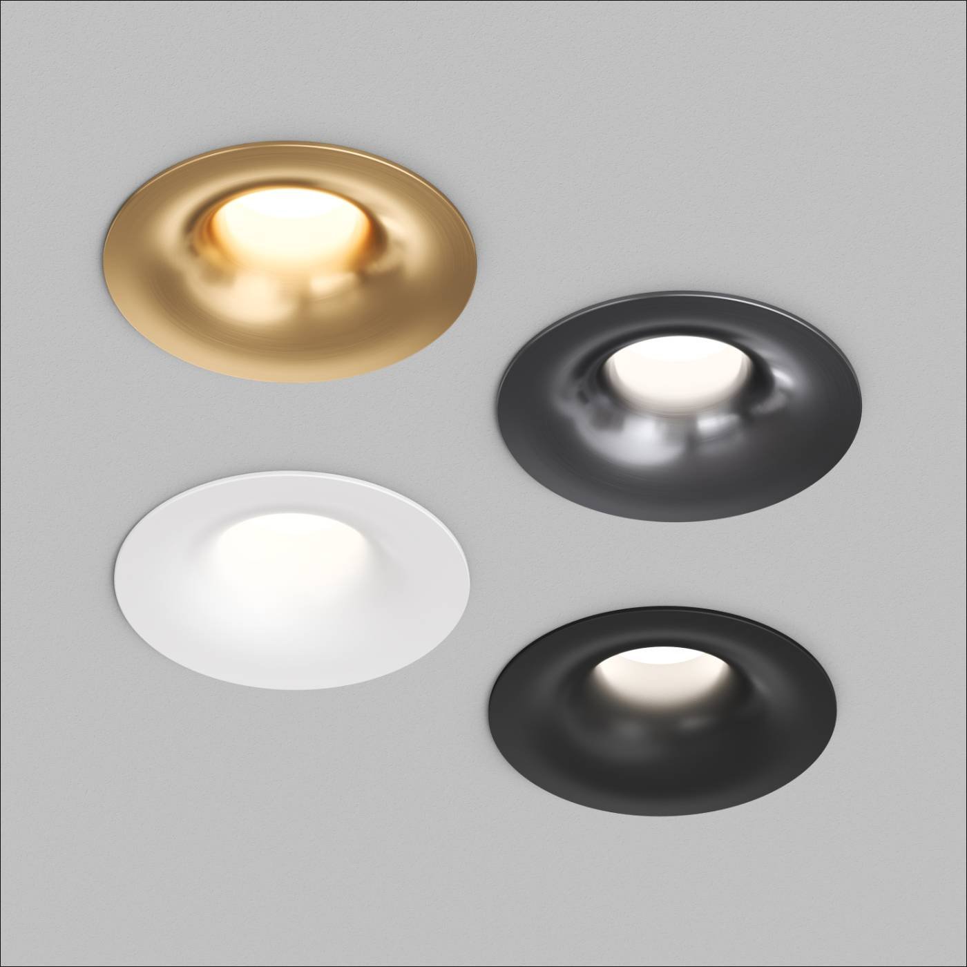 DK2430-BK Встраиваемый светильник SHINE GLOW Denkirs DK2430-BK