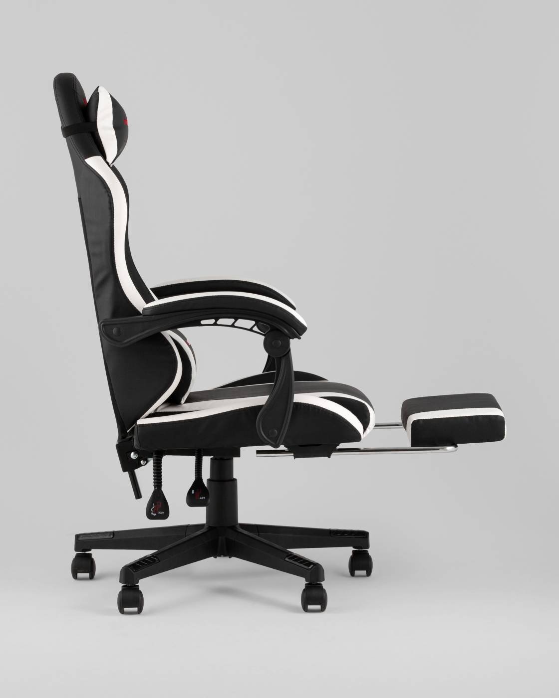 GF-8086 black+white Компьютерное кресло Stool Group GF-8086 black+white