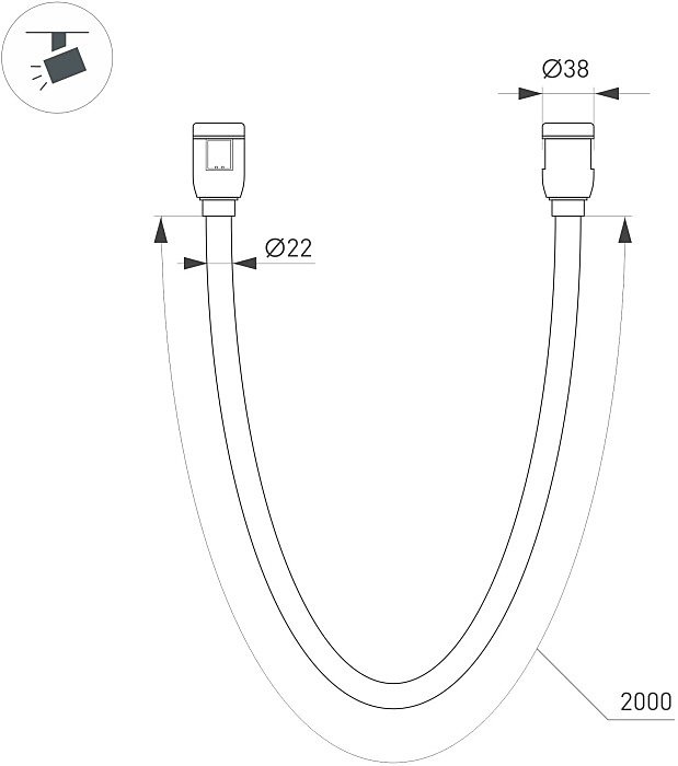 049274 Трековый светильник Arlight Apriori 049274