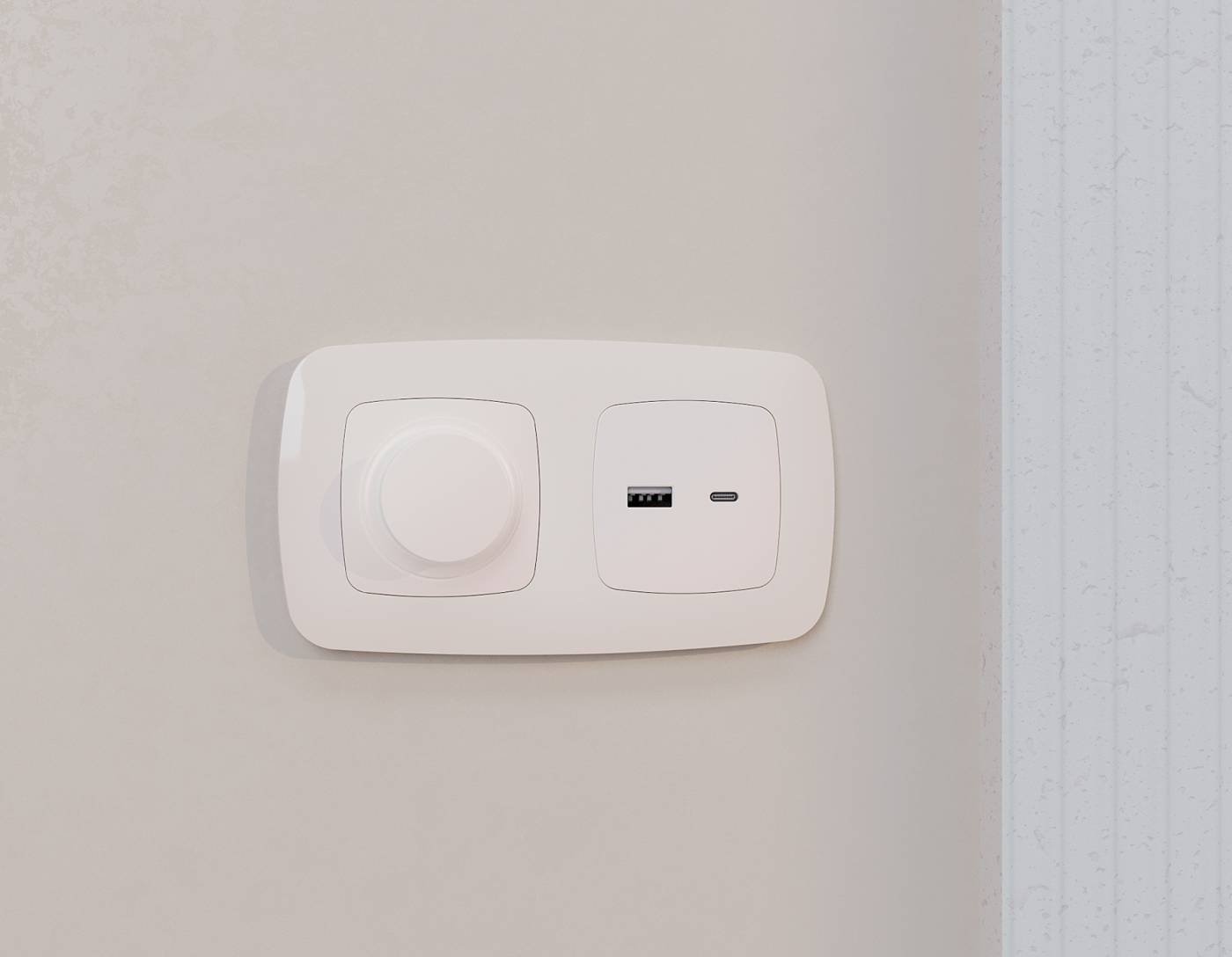 OP2110 Накладка на механизм Ambrella Volt OMEGA OP2110