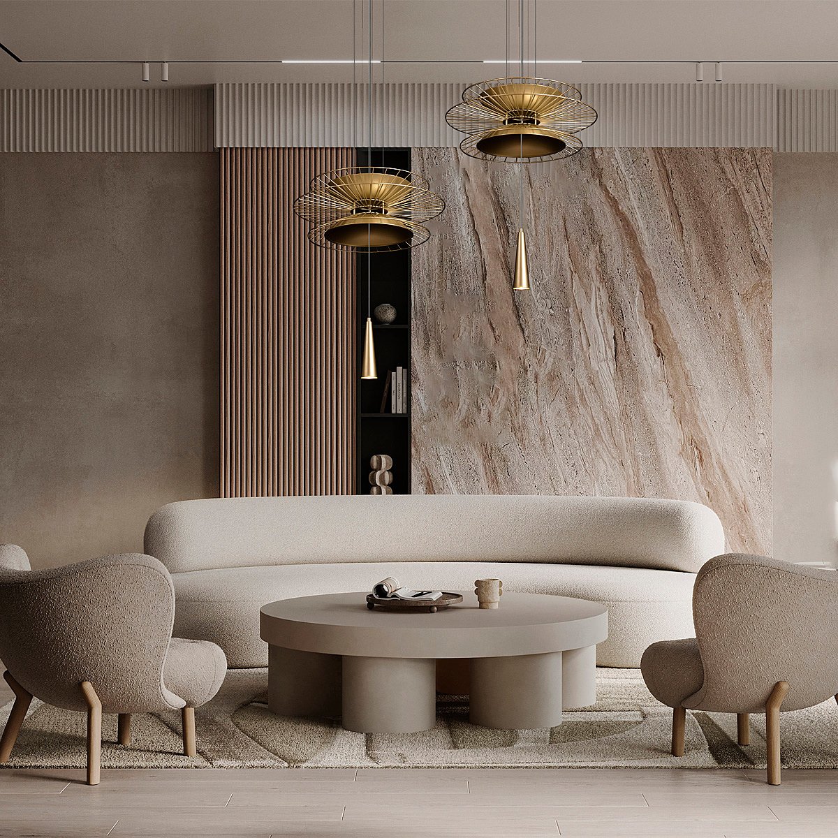 Светильник подвесной Loft It Star 10141B/400 Gold