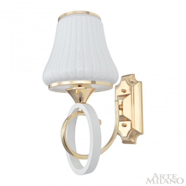 302387/1W Wh/Gd Настенное бра Arte Milano Florentia-2387 302387/1W Wh/Gd
