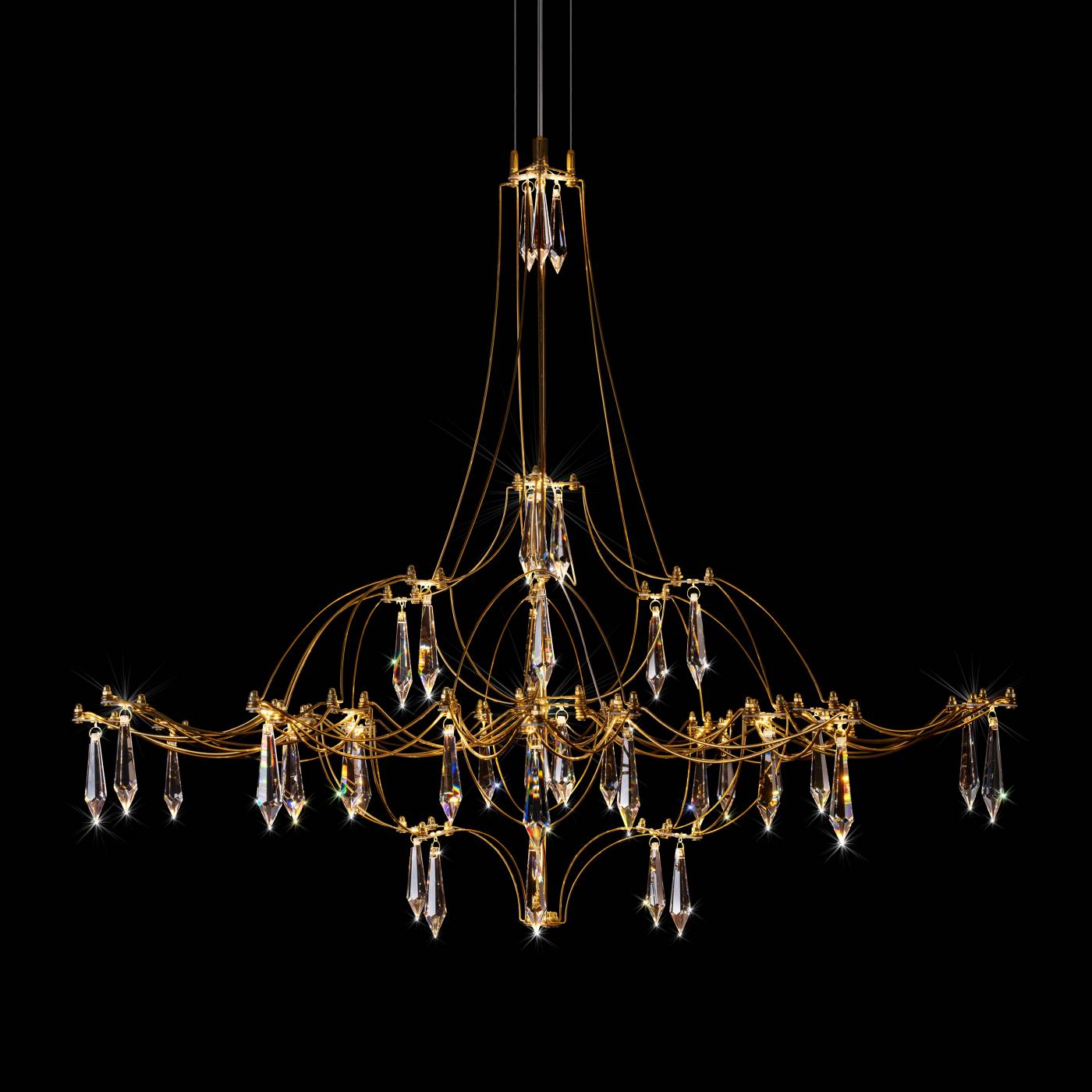 Подвесная люстра Mira Loft It 10588/800 Gold Asfour