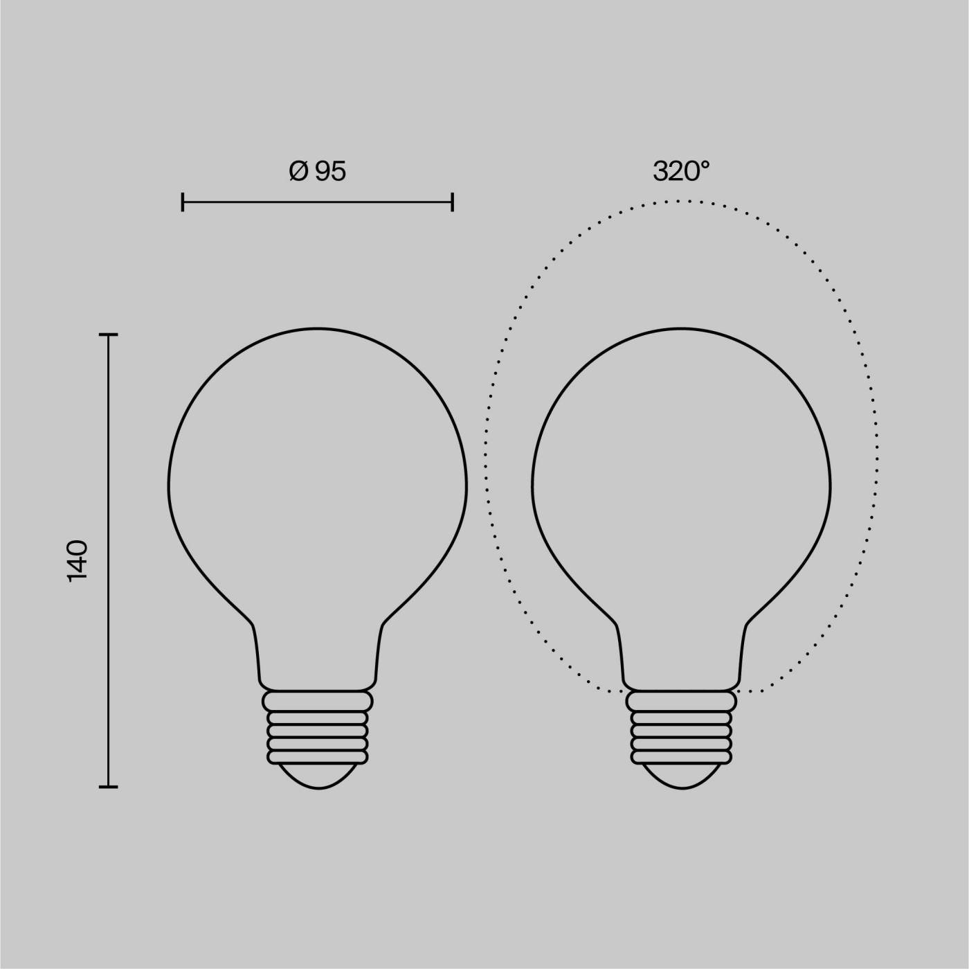 3032 Светодиодная лампочка Wi-Fi smart Voltega 3032