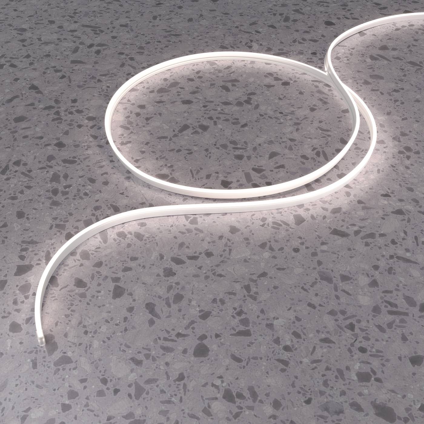 Гибкий неон 12x6 24В 10Вт/м 4000K IP67 5м Maytoni Изгиб поперек оптической оси 432030