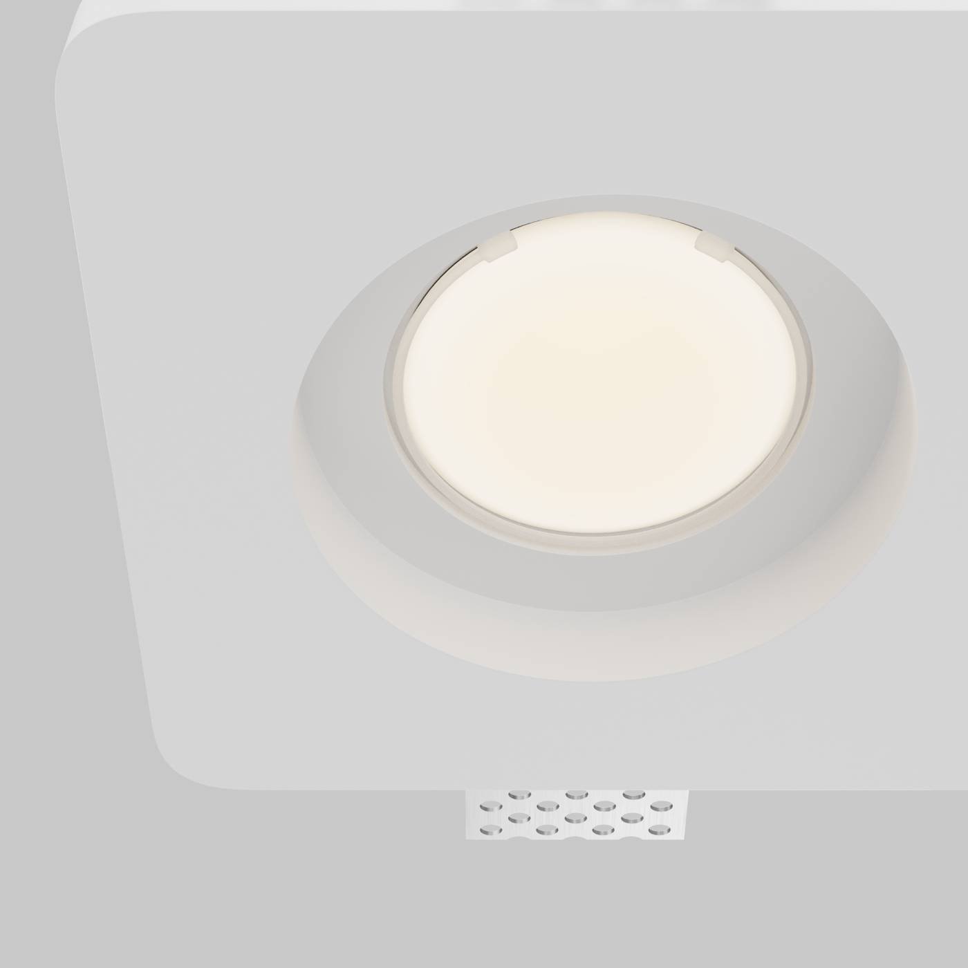 Встраиваемый светильник Maytoni Gyps Modern DL002-GU10-02-W