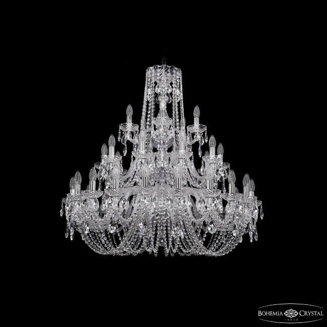 1402/20+10+5/360/3d Ni Подвесная хрустальная люстра 1402 Bohemia 1402/20+10+5/360/3d Ni